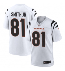 Men Cincinnati Bengals 81 Irv Smith Jr  White Jersey II