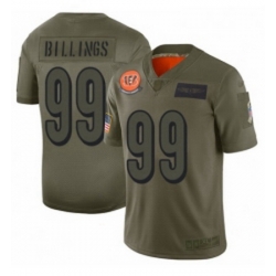 Womens Cincinnati Bengals 99 Andrew Billings Limited Camo 2019 Salute to Service Football Jersey