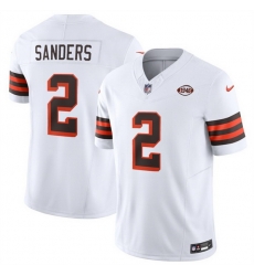 Men Cleveland Browns 2 Shedeur Sanders White 2026 1946 Collection F U S E Vapor Limited Stitched Football Jersey Men Cleveland Browns 2 Shedeur Sanders White 2026 1946 Collection F U S E Vapor Limited Stitched Football Jersey