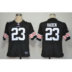 Nike Cleveland Browns 23 Joe Haden Brown Game NFL Jersey