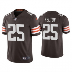 Youth Cleveland Browns 25 Demetric Felton Brown Vapor Untouchable Limited Stitched Jersey 