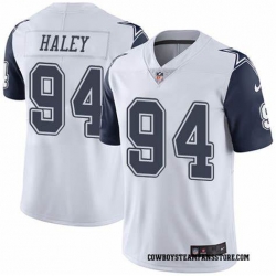 Men Dallas Cowboys 94 Charles Haley Rush Vapor Untouchable Limited Stitched Jerse
