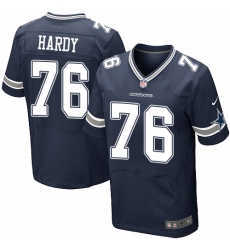 Mens Nike Dallas Cowboys #76 Greg Hardy Elite Navy Blue Team Color NFL Jersey