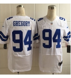 New Dallas Cowboys #94 Randy Gregory White Men Stitched NFL Elite Jersey