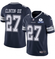 Nike Cowboys 27 Ha Ha Clinton Dix Navy Blue Team Color Men Stitched With Established In 1960 Patch NFL Vapor Untouchable Limited Jersey