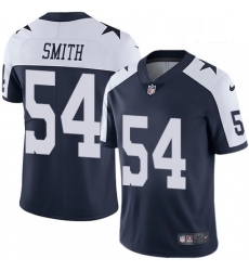 Youth Nike Dallas Cowboys 54 Jaylon Smith Navy Blue Throwback Alternate Vapor Untouchable Limited Player NFL Jersey