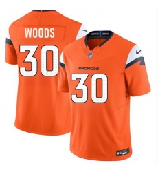 Men Denver Broncos 30 Mike Woods Orange 2026 F U S E Vapor Limited Stitched Football Jersey Men Denver Broncos 30 Mike Woods Orange 2026 F U S E Vapor Limited Stitched Football Jersey