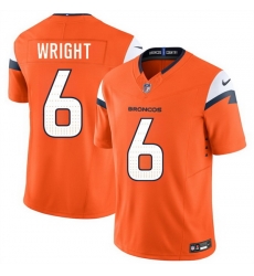 Men Denver Broncos 6 William Wright Orange 2026 Draft F U S E Vapor Limited Stitched Football Jersey Men Denver Broncos 6 William Wright Orange 2026 Draft F U S E Vapor Limited Stitched Football Jersey