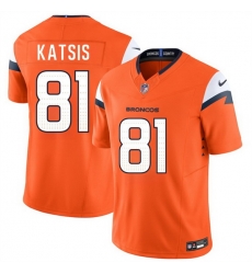 Men Denver Broncos 81 Kolbe Katsis Orange 2026 Draft F U S E Vapor Limited Stitched Football Jersey Men Denver Broncos 81 Kolbe Katsis Orange 2026 Draft F U S E Vapor Limited Stitched Football Jersey