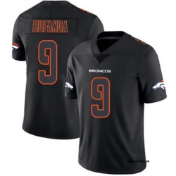 Men Denver Broncos 9 Talanoa Hufanga 2024 Black FUSE Alternate Stitched Jersey in Youth, and Mens