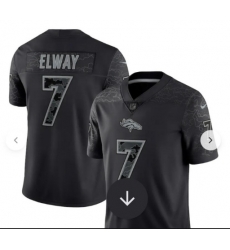 Men Nike Denver Broncos 7 John Elway Black Fashion NFL Jersey Men Nike Denver Broncos 7 John Elway Black Fashion NFL Jersey