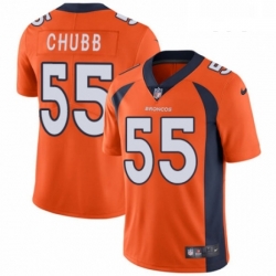 Youth Nike Denver Broncos 55 Bradley Chubb Orange Team Color Vapor Untouchable Limited Player NFL Jersey