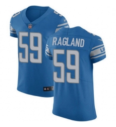 Nike Detroit Lions 59 Reggie Ragland Blue Team Color Men Stitched NFL Vapor Untouchable Elite Jersey