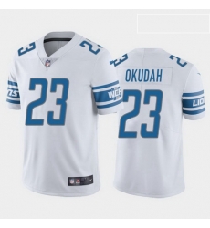 men jeff okudah detroit lions white vapor limited jersey 