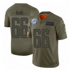 Womens Detroit Lions 66 Joe Dahl Limited Camo 2019 Salute to Service Football Jersey