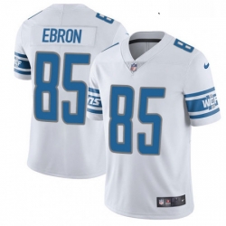 Youth Nike Detroit Lions 85 Eric Ebron Limited White Vapor Untouchable NFL Jersey