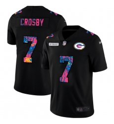 Green Bay Green Bay Green Bay Green Bay Packers 7 Mason Crosby Men Nike Multi Color Black 2020 NFL Crucial Catch Vapor Untouchable Limited Jersey