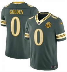 Men Green Bay Packers  0 Matthew Golden Dark Green 2026 F U S E  Rivalries Collection Limited Stitched Football Jersey