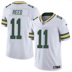 Men Green Bay Packers 11 Jayden Reed White Vapor Untouchable Stitched Jersey