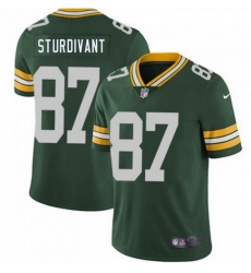 Men Green Bay Packers  87 J  Michael Sturdivant Green 2026 Draft Vapor Untouchable Limited Stitched Football Jersey