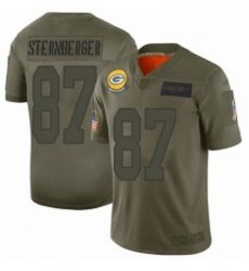 Men Green Bay Packers 87 Jace Sternberger Limited Camo 2019 Salute to Service Football Jersey