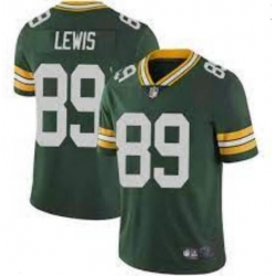 Men Nike Green Bay Packers #89 Marcedes Lewis Green Vapor Untouchable Limited Jersey