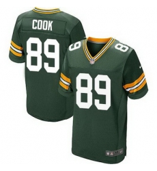 Nike Packers #89 Jared Cook Green Team Color Men's Stitched NFL Elite Jersey