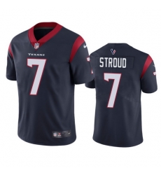 Men Houston Texans 7 C J Stroud Navy Vapor Untouchable Stitched Football Jersey