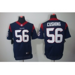 Nike Houston Texans 56 Brian Cushing Blue Elite NFL Jersey