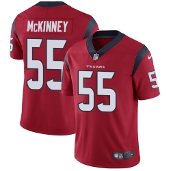 Youth Nike Texans 55 Benardrick McKinney Red Alternate Stitched NFL Vapor Untouchable Limited Jersey