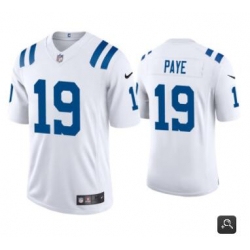 Men Indianapolis Colts #19 Kwity Paye White 2021 Vapor Untouchable Limited Stitched NFL Jersey