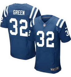 Nike Colts #32 T J  Green Royal Blue Team Color Mens Stitched NFL Elite Jersey