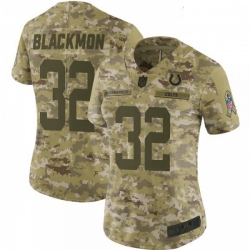 Women Indianapolis Colts Julian Blackmon 2018 Salute to Service Jersey Camo Limited