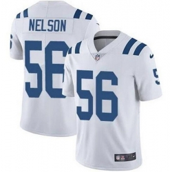 Youth Indianapolis Colts 56 Quenton Nelson White Vapor Untouchable Limited Stitched Football Jersey 