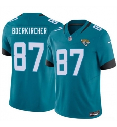 Men Jacksonville Jaguars 87 Nate Boerkircher Teal 2026 Draft F U S E Vapor Untouchable Limited Stitched Jersey Men Jacksonville Jaguars 87 Nate Boerkircher Teal 2026 Draft F U S E Vapor Untouchable Limited Stitched Jersey