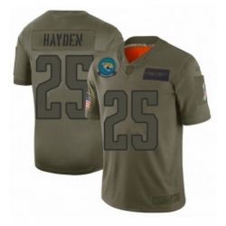 Womens Jacksonville Jaguars 25 DJ Hayden Limited Camo 2019 Salute to Service Football Jersey