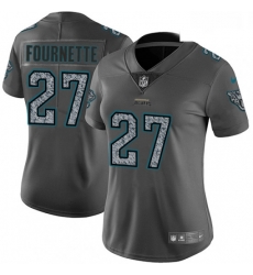 Womens Nike Jacksonville Jaguars 27 Leonard Fournette Gray Static Vapor Untouchable Limited NFL Jersey