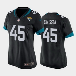 women k'lavon chaisson jacksonville jaguars black game jersey 