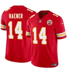 Men Kansas City Chiefs 14 Jake Haener Red 2026 F U S E Vapor Untouchable Limited Stitched Football Jersey Men Kansas City Chiefs 14 Jake Haener Red 2026 F U S E Vapor Untouchable Limited Stitched Football Jersey