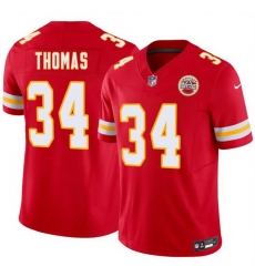 Men Kansas City Chiefs 34 Mason Thomas Red 2026 Draft F U S E Vapor Untouchable Limited Stitched Football Jersey Men Kansas City Chiefs 34 Mason Thomas Red 2026 Draft F U S E Vapor Untouchable Limited Stitched Football Jersey