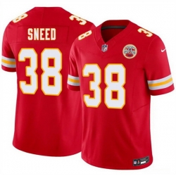 Men Kansas City Chiefs  38 L Jarius Sneed Red 2026 F U S E  Vapor Untouchable Limited Stitched Football Jersey