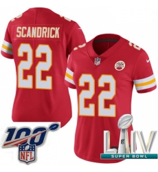 2020 Super Bowl LIV Women Nike Kansas City Chiefs #22 Orlando Scandrick Red Team Color Vapor Untouchable Limited Player NFL Jersey