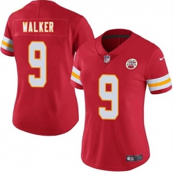 Women Kansas City Chiefs  9 Kenneth Walker III Red 2026 Vapor Untouchable Limited Stitched Jersey  