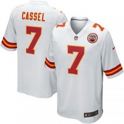 Youth Nike Kansas City Chiefs 7# Matt Cassel Game White Jersey