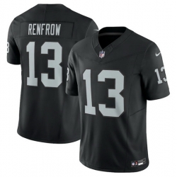 Men Las Vegas Raiders 13 Hunter Renfrow Black 2023 F U S E Vapor Untouchable Stitched Football Jersey