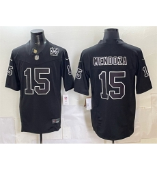 Men Las Vegas Raiders 15 Fernando Mendoza Black F U S E 65th Anniversary Patch Vapor Untouchable Limited Stitched Football Jersey Men Las Vegas Raiders 15 Fernando Mendoza Black F U S E 65th Anniversary Patch Vapor Untouchable Limited Stitched Football Jersey