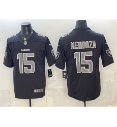 Men Las Vegas Raiders 15 Fernando Mendoza Black Vapor Untouchable Limited Stitched Football Jersey Men Las Vegas Raiders 15 Fernando Mendoza Black Vapor Untouchable Limited Stitched Football Jersey