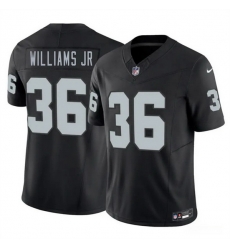 Men Las Vegas Raiders 36 E J Williams Jr Black 2026 Draft F U S E Vapor Untouchable Limited Stitched Football Jersey Men Las Vegas Raiders 36 E J Williams Jr Black 2026 Draft F U S E Vapor Untouchable Limited Stitched Football Jersey