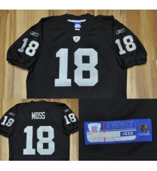 Men Randy Moss Oakland Raiders #18 Reebok Jersey Authentic Black NFL Men Randy Moss Oakland Raiders #18 Reebok Jersey Authentic Black NFL