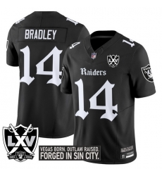 Men’s Las Vegas Raiders Carter Bradley 14 Gothic Sin City Shadows Edition Vapor Limited Jersey Men’s Las Vegas Raiders Carter Bradley 14 Gothic Sin City Shadows Edition Vapor Limited Jersey
